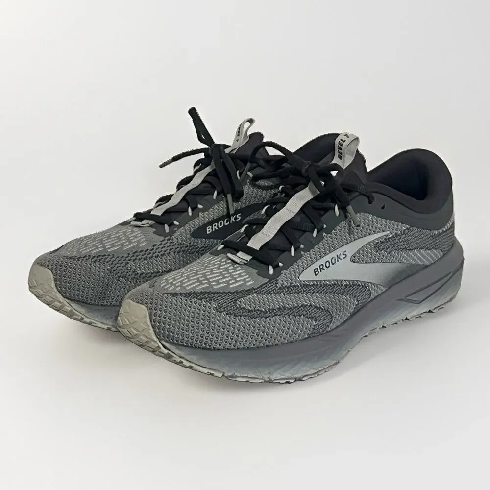 BROOKS Revel 7 Men’s Running Shoes Size 12 Gray 1104351D014